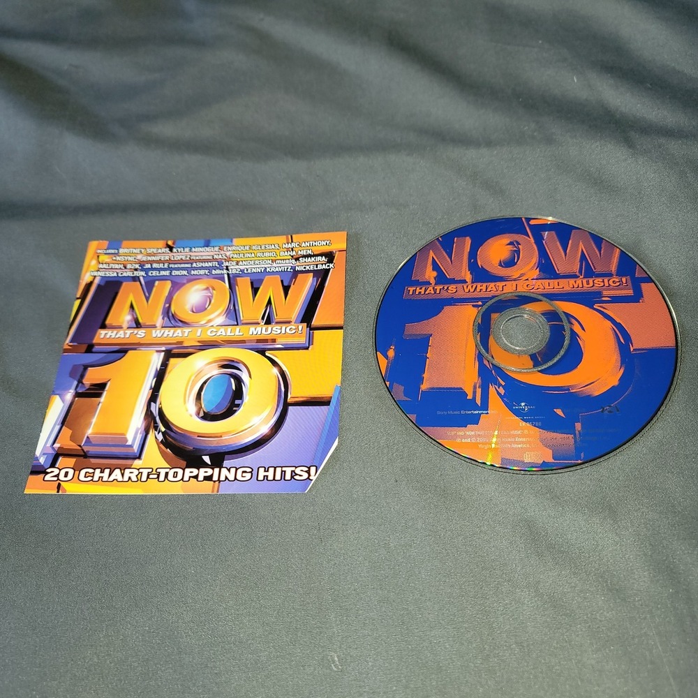 Now That's What I Call Music 10 - 20 top chart hits NO CASE